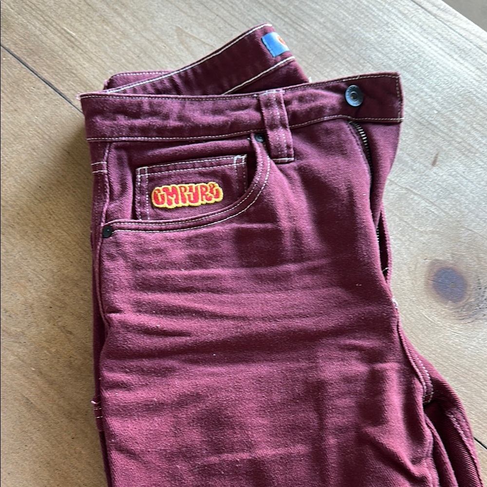 Empyre Maroon Men's Carpenter Skate Jeans Size 28